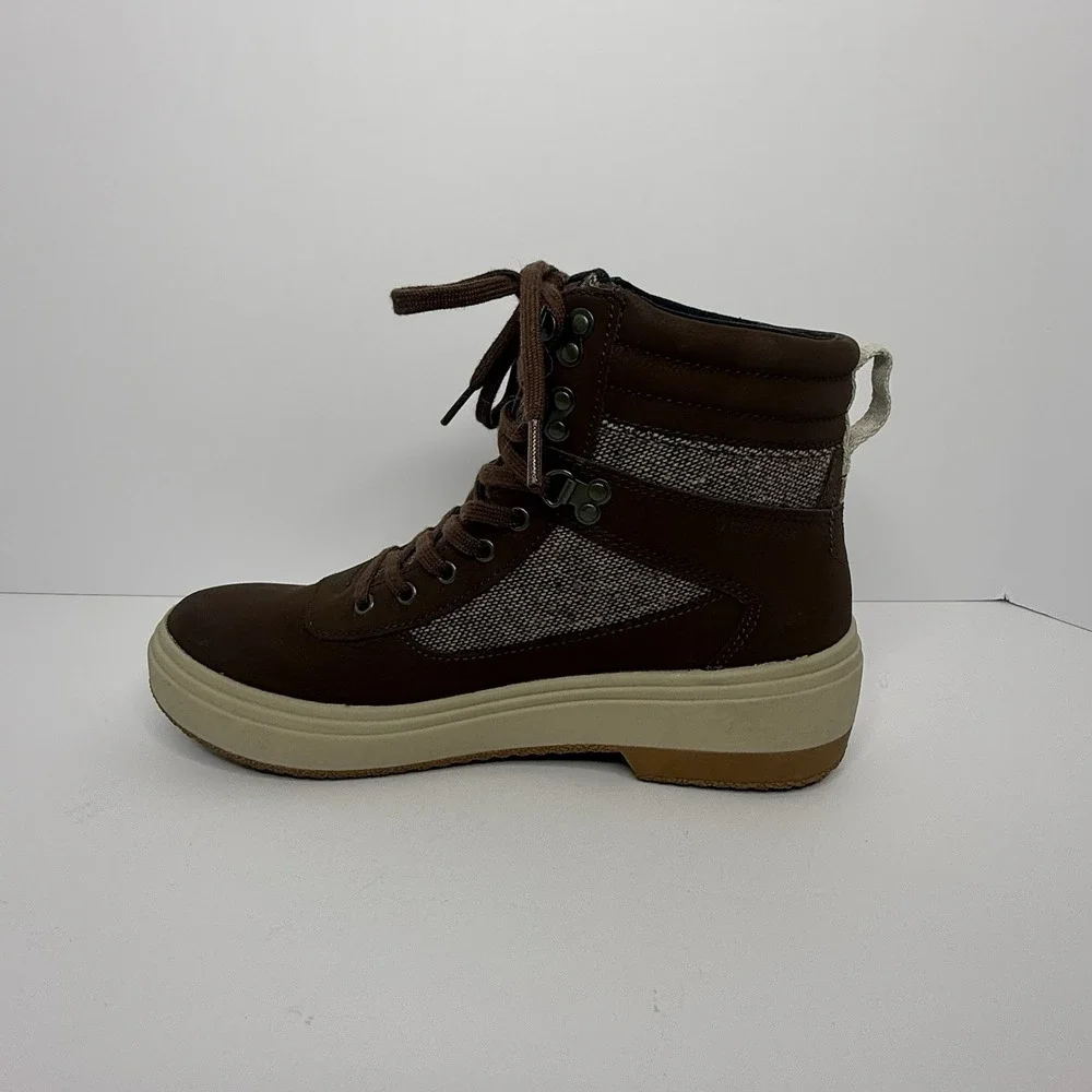 Merrell Holly 2 J003766 Women's 8 Oak Waterproof Round Toe Lace Up Winter Boots
